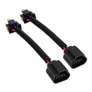 Kit Câble Adaptateur H4 Vers H7 Pour Peugeot 206 (1998-2006) - Pour Conversion Phares, Avec Relais - 5