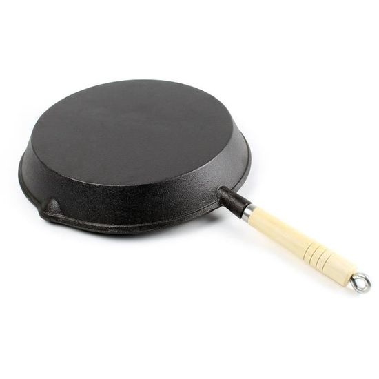Petite Poêle En Fonte 13 Cm - Pour Omelettes, Crêpes, Compatible Induction Et Toutes Plaques - 9