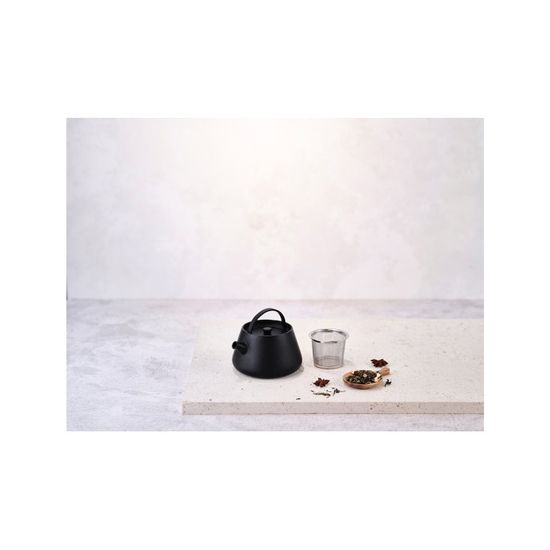 Cosy & Trendy Théière En Fonte Billy 38 Cl - Design Scandinave, Filtre Inox, Maintien Chaleur Optimal - Gris