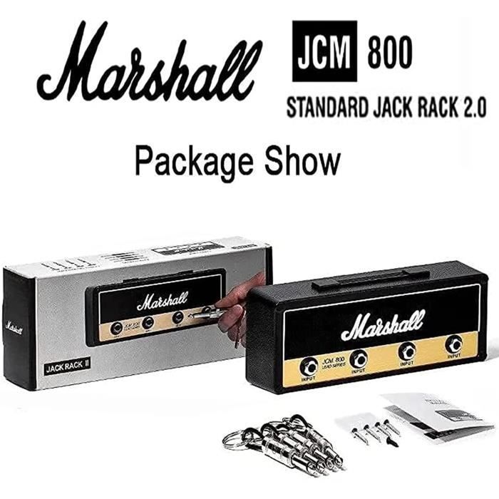 Marshall Porte Clef Mural Jack Rack 2.0 JCM800 Guitare Touche De