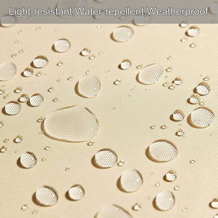 Voile D'ombrage Rectangulaire 2.4 X 5.5 M Imperméable Protection