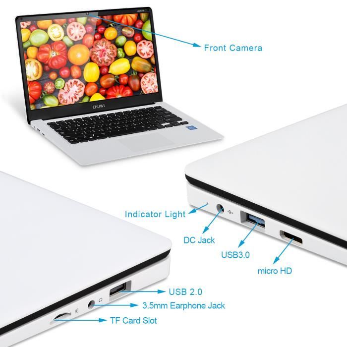  LapBook Ordinateur Portable 14.1 Intel Apollo3
