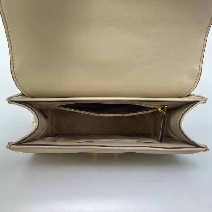 Sac Bandouliere Michael Kors SERENA beige light sand Beige Cdiscount Bagagerie Maroquinerie