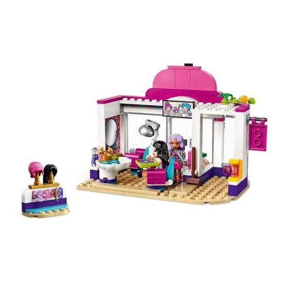 Lego Friends 41391 Le Salon De Coiffure De Heartlake City Avec Mini Poupee Emma Jeu De Construction Pour Enfant De 6 Ans Et Cdiscount Jeux Jouets