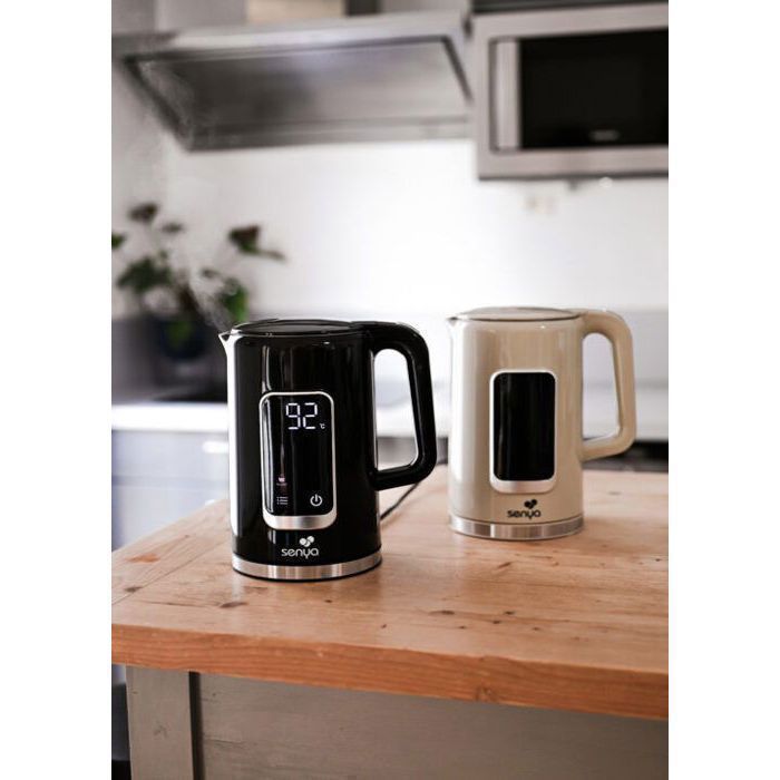 Zilan Bouilloire À Double Paroi Avec Écran Numérique, 1,7 Litre, 2200W, Fonction De Maintien Au