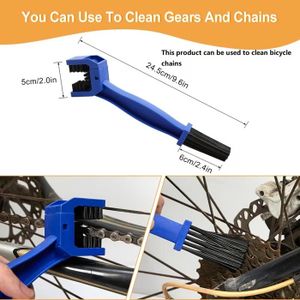 ATTACHE-RAPIDE,Nettoyeur de chaîne de vélo Portable,brosses de Machine