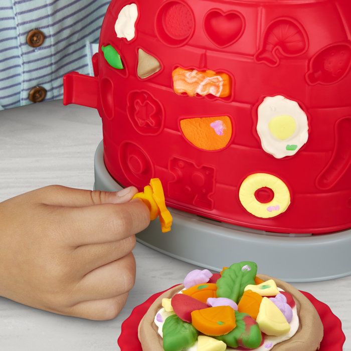 54 Pièces Pâte à Modeler Enfants - Kit Hamburger Pizza Avec Outils Et Accessoires - Jouet Créatif 2 Ans+