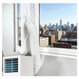 400CM Kit Calfeutrage Climatiseur Joint de Fenêtre Climatisation Mobile, Tissu Hot Air Stop Fonctionne avec Toutes Les Unités