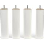 ALINÉA Cylindre Lot de 4 pieds de sommier tapissier H20cm