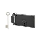 Serruprix - Serrure en applique horizontale à clé, pêne dormant, gauche, 140 x 80 mm, 1 clé - SERRUPRIX