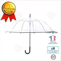 CONFO® 16 os parapluie long manche hommes et femmes automatiques couple épaissi parapluie transparent simple