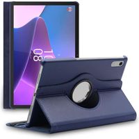 ebestStar ® pour Lenovo Tab P11 Gen2 - Housse PU Cuir Rotatif 360 , Bleu Foncé