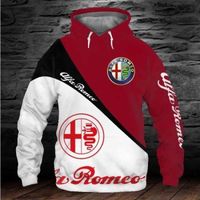 Sweats à Capuche - Alfa Romeo homme - Noir-spinelle
