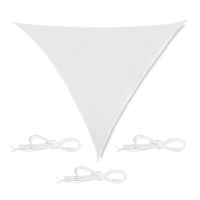 Voile d'ombrage triangle blanc - 10035858-984