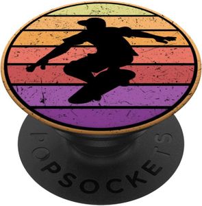 SKATEBOARD - LONGBOARD Skateboard Skateboard rétro PopSockets PopGrip - Support et Grip pour Smartphone/Tablette avec un Top Interchangeable.[Z1644]