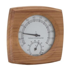 Thermomètre intérieur HERTER. Thermomètre d'intérieur en bois. 25cm