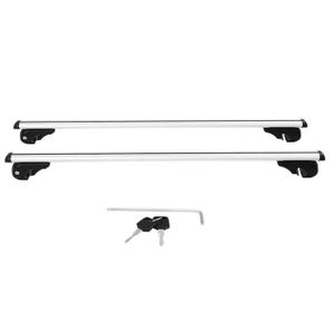 Barres de toit Porte bagage Aluminium Noir pour Nissan Qashqai 2 à partir de 2009 TUV ABE