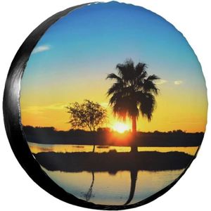HOUSSE POUR PNEU Sunset Palm Housse de pneu de secours – Protection
