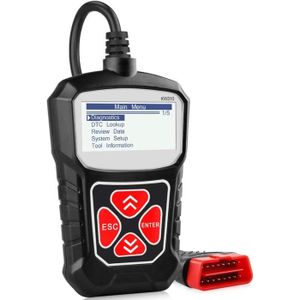 OUTIL DE DIAGNOSTIC Lecteur de Code de Scanner OBD2, Scanner des véhicules à Moteur d'outils de Diagnostic de Voiture d'OBD2, testeur d'outil A218