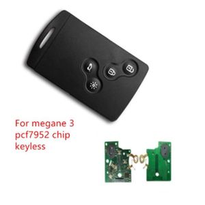 4 boutons clé de voiture étui pour Renault Clio Megane Logan 2 3 koleos  Scenic carte télécommande clé clavier [BE5A5BE] - Cdiscount Auto