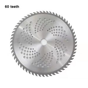 DÉBROUSSAILLEUSE  60 dents - Lame de coupe de brosse 255mm, lame de tondeuse à gazon de remplacement, lame de scie circulaire p