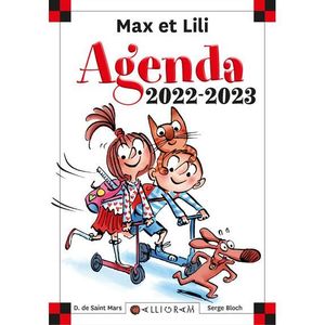 Agenda scolaire 2023 2024 fille - Cdiscount