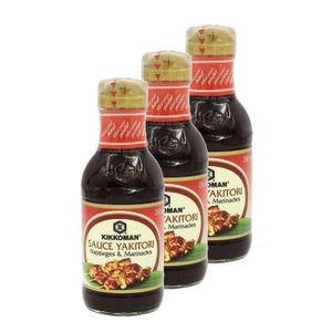 SAUCE PÂTE ET RIZ Kikkoman - Lot 3x Sauce yakitori - Bouteille 250ml