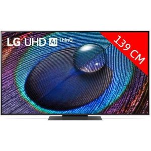 Téléviseur LED TV LED 4K 139 cm Smart TV 4K LED/LCD 55UR91 - LG - 55 pouces - Blanc - Wi-Fi - HDR10+ - HDR10 Pro - HLG