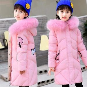 Doudoune Enfant Fille De 6 à 14 ans Chaude Hiver Epaisse avec Capuche  Mi-longue Couleur Unie Blanc - Cdiscount Prêt-à-Porter