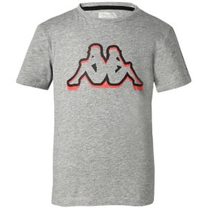 T-SHIRT T-shirt Kadou pour Garçon - KAPPA - Gris - Manches courtes - Multisport - Fun et confortable