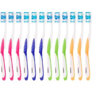 12 Brosses à Dents Colgate Slim Soft Charcoal - Poils Souples - Neuf