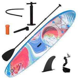 STAND UP PADDLE Outsunny Planche de stand up paddle gonflable paga