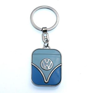 PORTE-CLÉS Porte Clé en Métal - VW Samba Bleu
