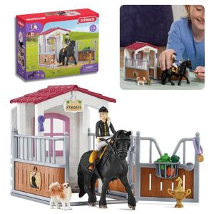 FIGURINE - PERSONNAGE Box pour cheval Schleich Horse Club - Tori & Princ
