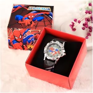 Jouets pour enfants Lumière clignotante Montre Marvel Avengers Musique  lumineuse Montres Garçons Fille Horloge