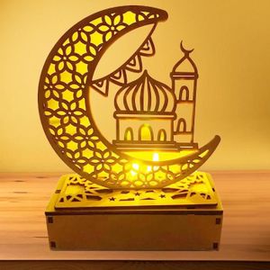 LAMPE A POSER Décoration Du Ramadan, Lumières En Bois Ramadan, L