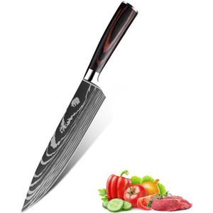 Fissler Couteau de cuisine PROFI 190mm - Haute qualité, lame 19cm, lame  spéciale en acier inoxydable forgé - tranchant, couteau inoxydable, couteau  de