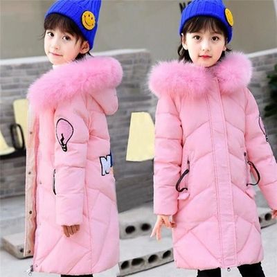 Doudoune fille enfant longue slim matelassée à capuche en fausse fourrure  chaude d'hiver doudounes filles enfants doublées Rose clair - Cdiscount  Prêt-à-Porter