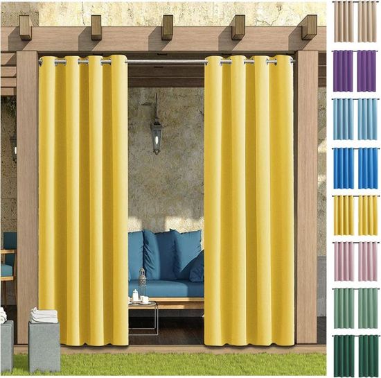 Rideau Occultant 160x160cm - Tissu Polyester 230g/m², Isolation Lumière Et Chaleur, Avec œillets