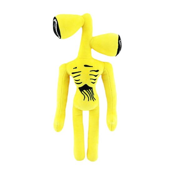 Peluche Double Tête Sirène Jaune CYGMRFH - 40 Cm, Douce, Jouet Horreur Mignon, Cadeau Enfant Original