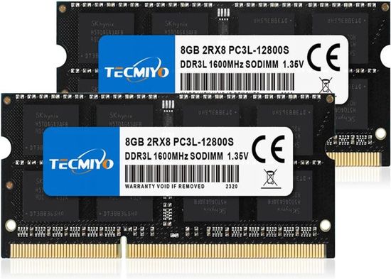 8Go(2X4Go)Ddr3L Ram 1600Mhz Mémoire Ram Sodimm Barrette De Ram Pc