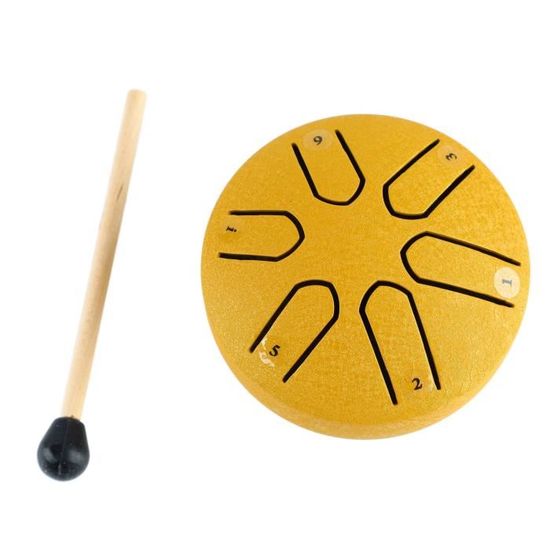 Ashata Tambour à languette Handpan Drum Professional Mini 6 Note
