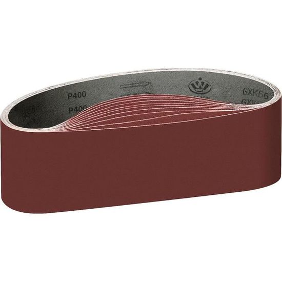 16 Bandes Abrasives Ndjiloik 100x915mm - Grains 60 à 1000 - Pour Ponceuse à Bande - Métal, Bois, Pierre