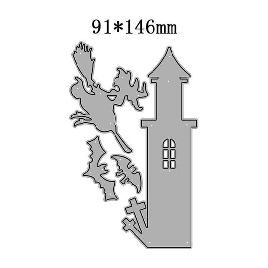 Lot De 14 Matrices De Découpe Halloween - Squelette, Citrouille, Fantôme, Chauve-souris Pour Scrapbooking Et Gaufrage