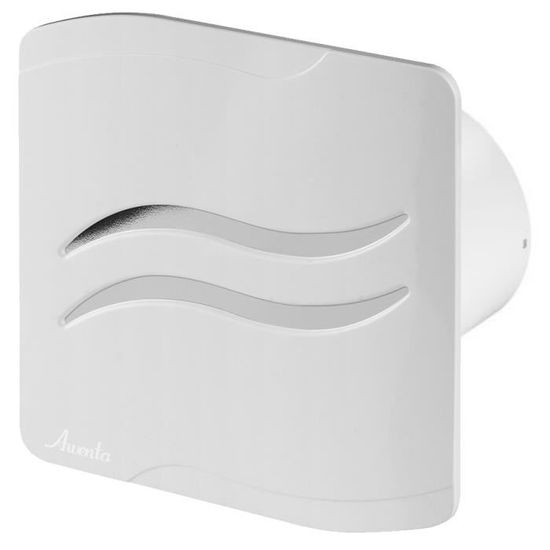 Mur Timer 100mm Timer Aerateur Salle De Bain Extracteur D'air Blanc ABS Panneau ...
