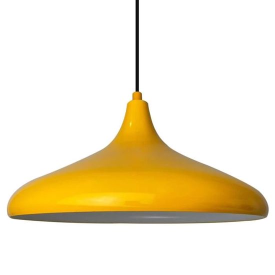 Lustre Suspendu Vintage En Métal & Verre - 30 Cm, Culot E27, Câble 120 Cm, Pour Salon, Chambre, Cuisine