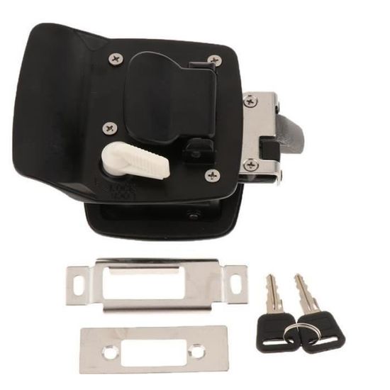 Serrure De Porte D'entrée De Camping-car, 100 % Métal, Loquet De Porte