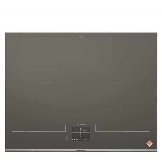 Table de cuisson à induction DE DIETRICH - DPI7698G - Largeur 65 cm - 4 foyers dont 2 horiZone 40 x 23 cm