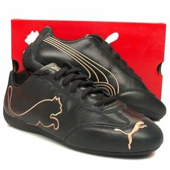 puma speed cat femme marron