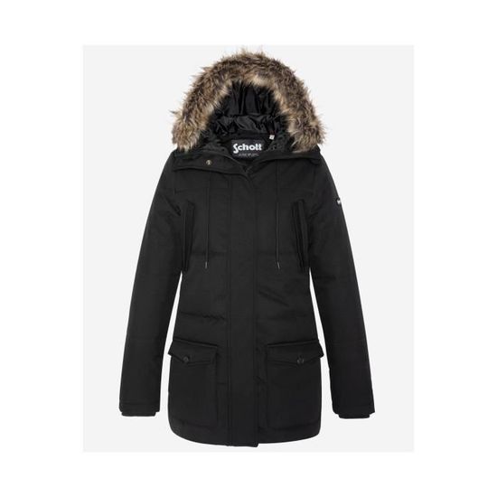 Parka à capuche amovible